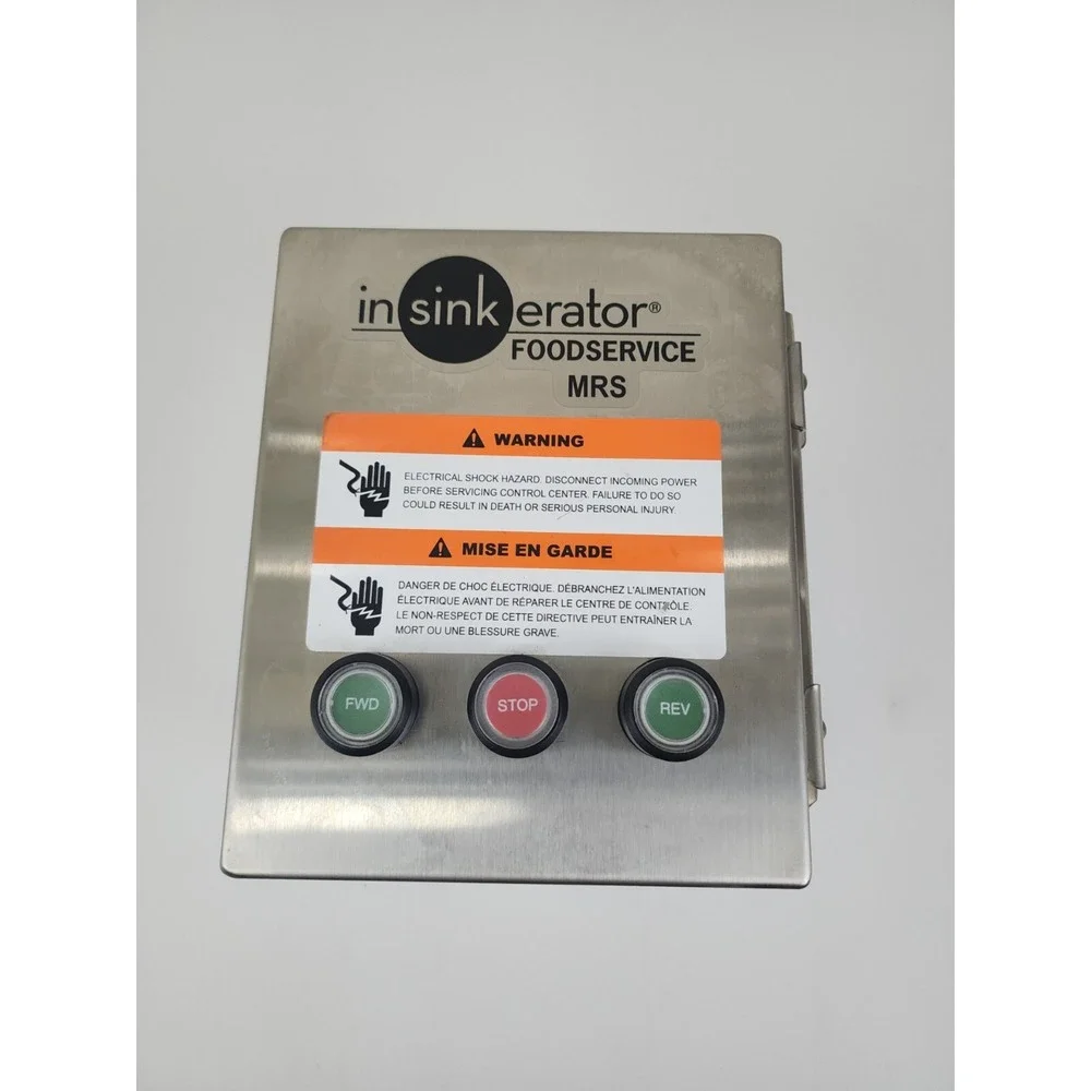 InSinkErator MRS-14 3-Button Switch Manual Reverse Control Center 120V 1-PH